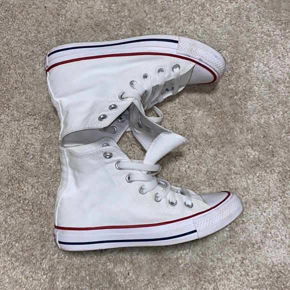 White Chuck Taylor Converse All Stars, only worn a few times - Picture 5 of 5